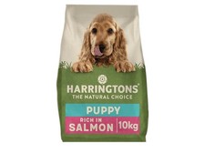 Harringtons Complete Dry Puppy Food Salmon & Rice 10kg - Made with All Natural 2.77 per kilo