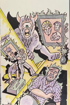 ONE EYE THREE EYE * MIKE BENNETT'S  ORIGINAL  ART   (2025) 10/05/2025