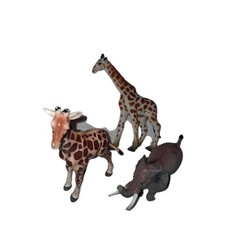 Safari Ltd African Safari Animal Figures Set Giraffes Elephant 5 Pcs