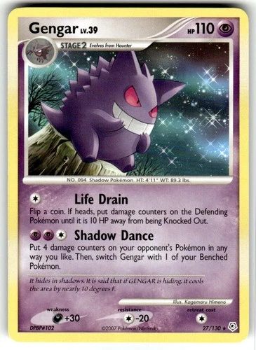 Gengar 27/130 Rare Pokemon Near Mint