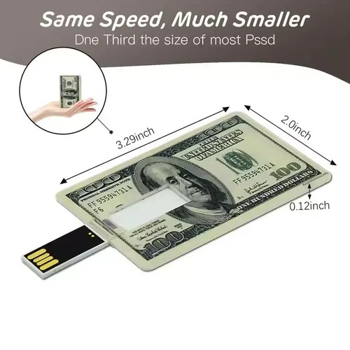4PCS Credit Card USB Flash Drive Pen USB 2.0 Flash Memory 64gb
