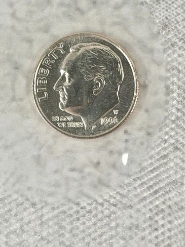 1996 W Roosevelt Dime 10c WEST POINT Issue BU UNC Brilliant Uncirculated