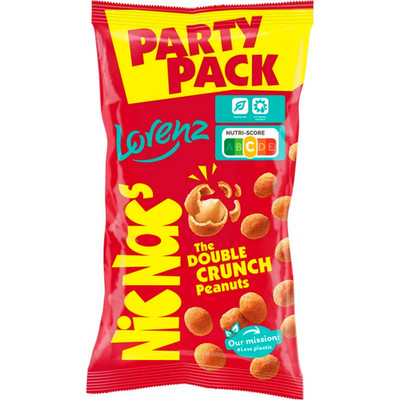 Lorenz Nic Nac's Original 2 x Party Pack + 1 x Fussball Snackschale