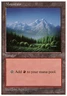 4x MTG Mountain (443), Light Play, English Fifth Edition