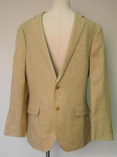 JCrew Mens Ludlow Sportcoat Irish Linen Jacket Blazer 40R Dusty Dune Brown SWAG