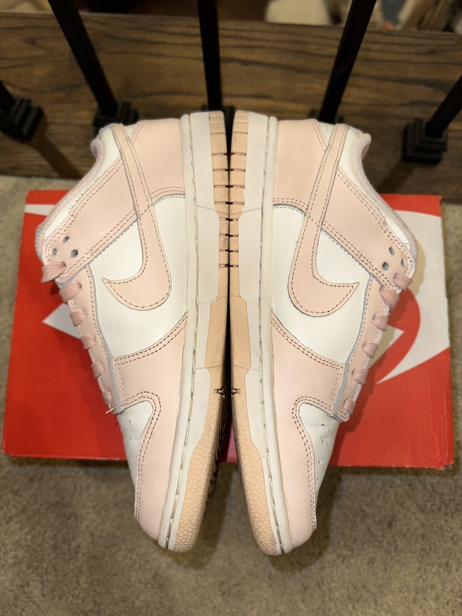 Nike Dunk Low Orange Pearl Pink Women's Size 6W (4.5y) 100