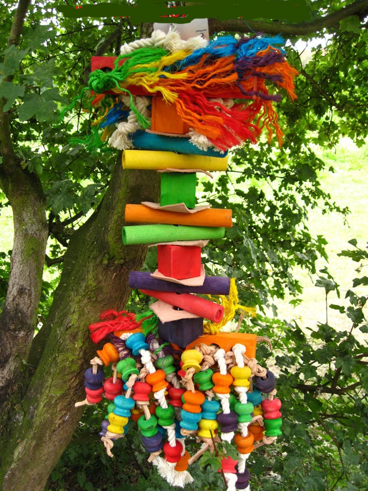 OLLESCH Papageienspielzeug Big Parrot Tree Für unsere großen Zerstörer ca.60cm