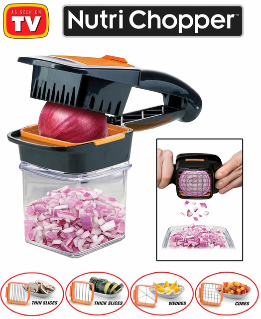 Nutri Chopper As Seen On TV 5in1 Handheld Kitchen Slicer, Just