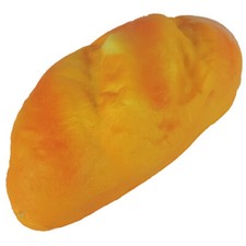 Fake French Demi Baguette Roll Loaf Squeezable Foam Bread Bun