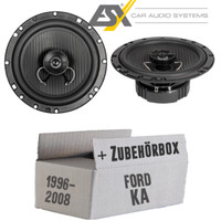ESX Lautsprecher FüR Ford KA Front 16Cm Koax Auto KFZ Boxen Einbausatz Einbauset