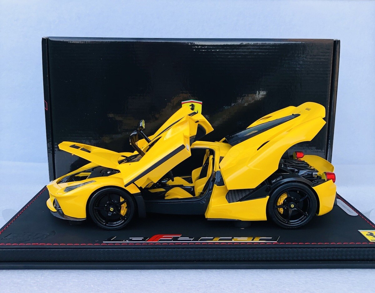 1/18 BBR Ferrari Laferrari Giallo Modena All Body Yellow Diecast