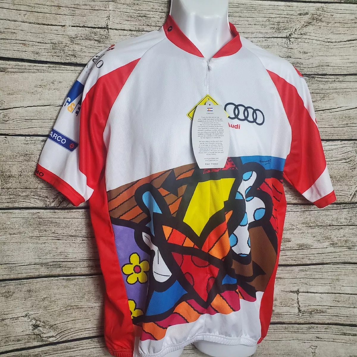 Pactimo Cycling Clothing Men Cycling Jersey Bike Size XL