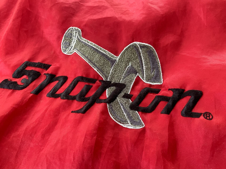 SNAP-ON TOOLS Men's (M) Red Jacket - Vintage 1970s - 80s Made in USA +FAST SHIP! - Image 2 of 4