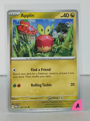Applin - Twilight Masquerade - 126/167 - singles - Pokemon TCG - C