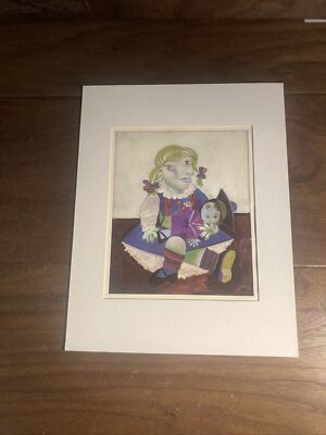Pablo Picasso Reunion des Musees Nationaux Art Print Maya a La poupee 