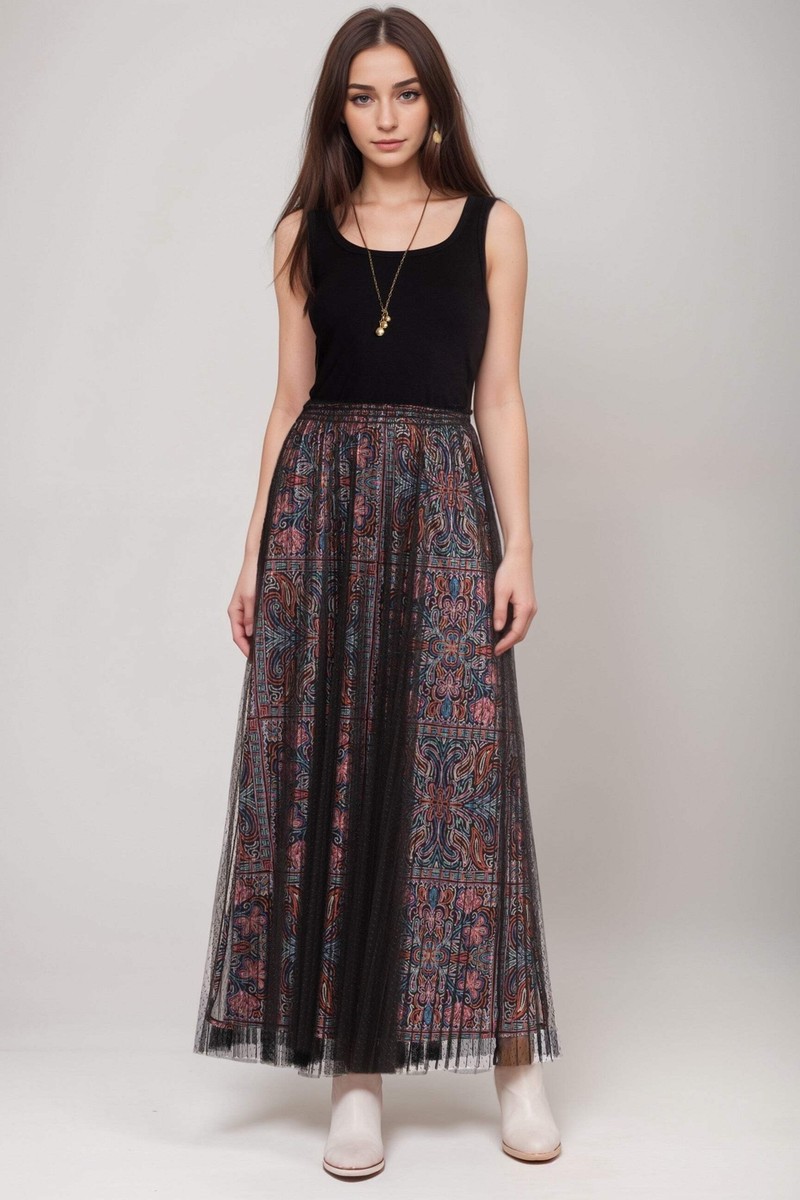JOHNNY WAS ★ MILLIE MIDI SKIRT Buy MILLIE MIDI SKIRT | Johnny Was