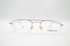 Vintage Cerruti 1881 C 5241 Titanium Gold Silver Half Rim Glasses NOS