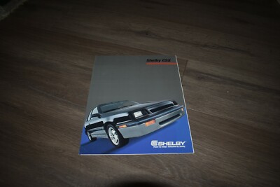 1987 Dodge Shelby CSX foldout sales brochure Shadow