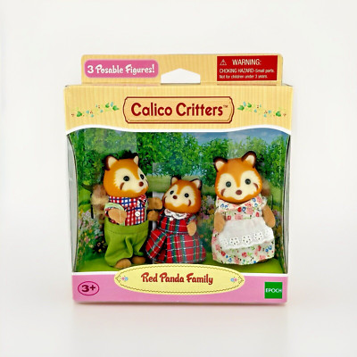Calico Critters Red Panda Family Sylvanian Families Robinson Red