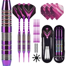 Soft Tip Darts Set 3 Aluminum Shaft Professional Darts Plastic Tip Sets