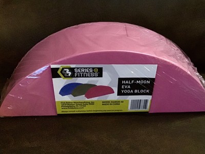 half moon yoga block