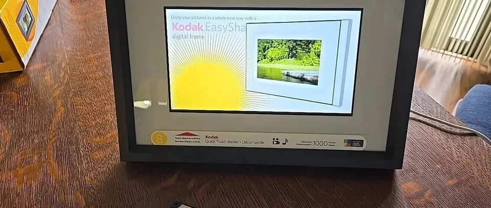 Kodak EasyShare M820 8" Digital Picture Frame-(C2) New Fast Free Shipping - Image 3 of 4