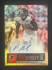 2016 Prestige Veteran Signatures Xtra Points Platinum /10 Vic Beasley Jr Auto