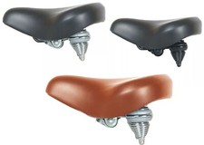 Oversize Double Springer Cushion Comfortable Pad Extra Wide Cruiser Bike Seat