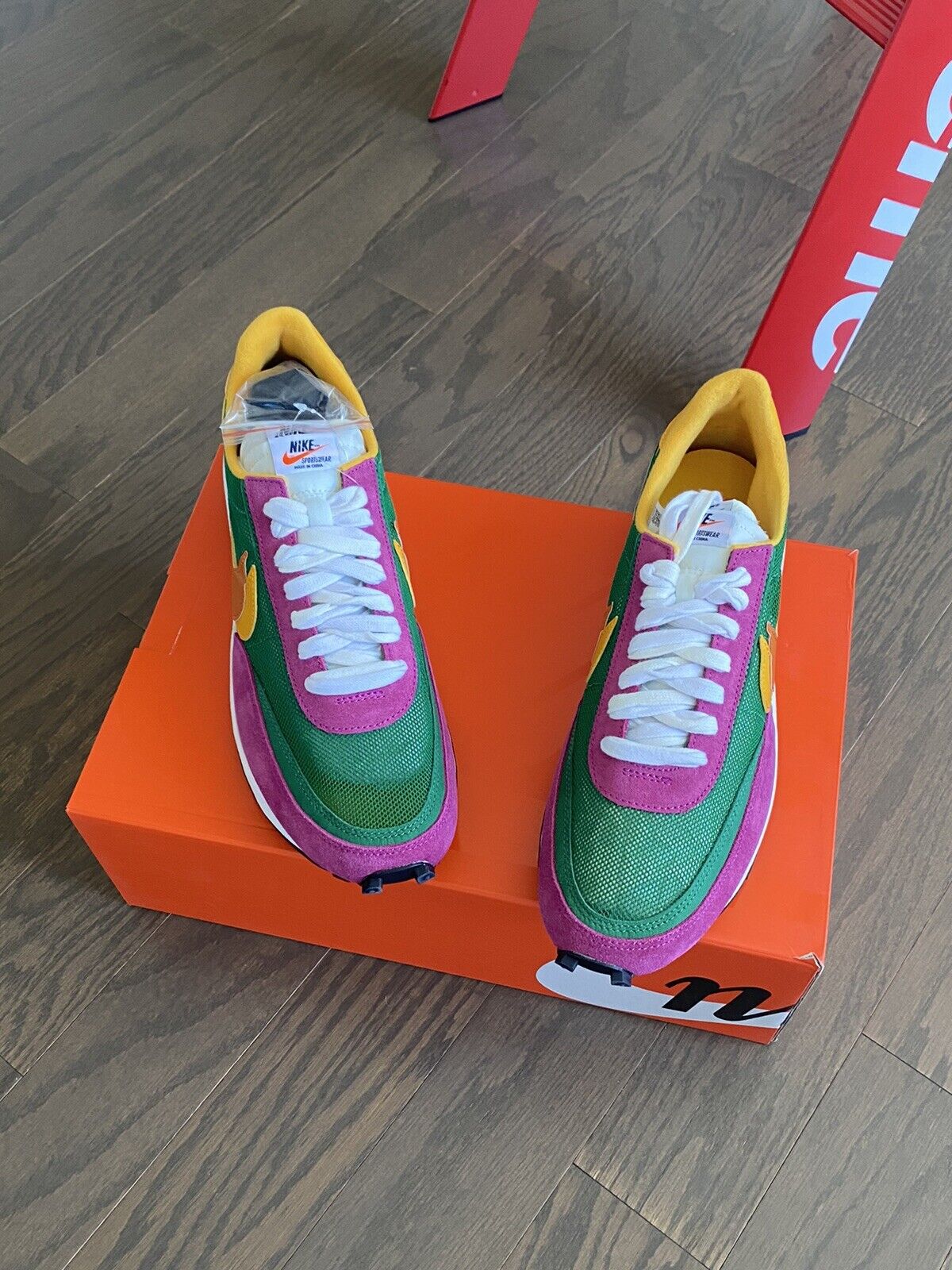 Sacai Nike LD Waffle Pine Green BV0073-301 US 9.5