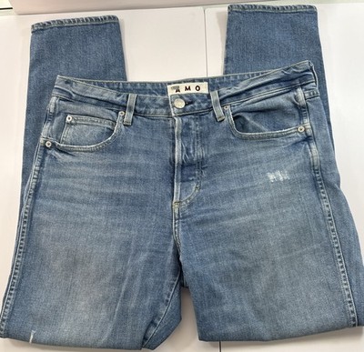 AMO Tomboy Washed In Yours Truly Denim Blue Jean Women s 29x27