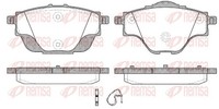 Bremsbelagsatz Scheibenbremse Remsa 1557.00 FüR CitroËN Peugeot 308 2 SW 5008 C4