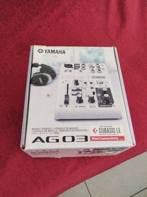 YAMAHA AG03 3-Kanal USB Mixer Audio Interface Streaming Podcast Gitarreneffekte