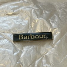 BARBOUR PIN BADGE with butterfly pin back 