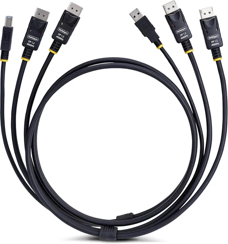 StarTech DDU1226-KVM-CABLE Dual-DP/USB KVM Cable - Thumbnail 3