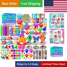 Party Favors for Kids 8-12 4-8, 150-Pack Fidget Toys Bulk, Treasure Box Toys ...