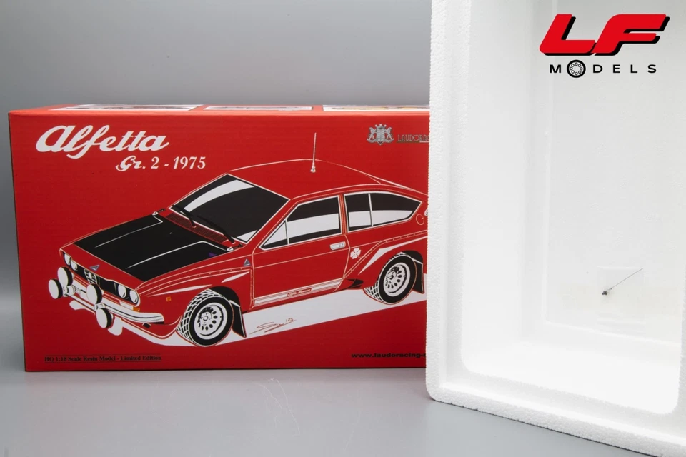 1:18 Alfa Romeo Alfetta Gr.2 Autodelta Rally 4 Regioni 1975 LM199A - Laudoracing - Immagine 4 di 4