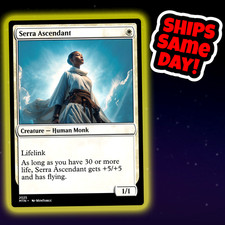 Serra Ascendant - Custom Art Magic: The Gathering Playtest Card - Commander EDH
