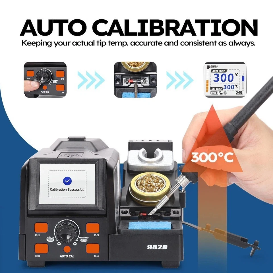 982D 2in1 Precision instrument soldering iron soldering station - Image 3 of 4