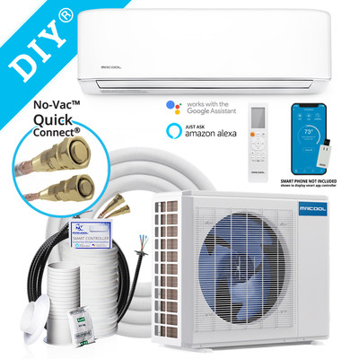 MRCOOL DIY 12-36k BTU 5th Gen Ductless Mini-Split Heat Pump/AC With install kit