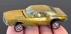 Vintage Hot Wheels Redline 1968 RARE GOLD Custom Camaro US - WHITE Int., GRAIL!