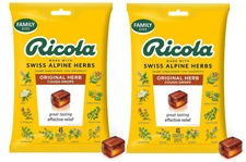 2 Pack Of 45 CT Ricola Original Herb Cough Drop Lozenges Natural Herbal Relief