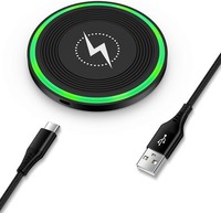 Wireless Charger 15W Induktive Ladestation Kabelloses LadegeräT FüR Samsung