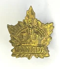 WW1 Canadian Expeditionary Force General Service Collar Badge (E2)