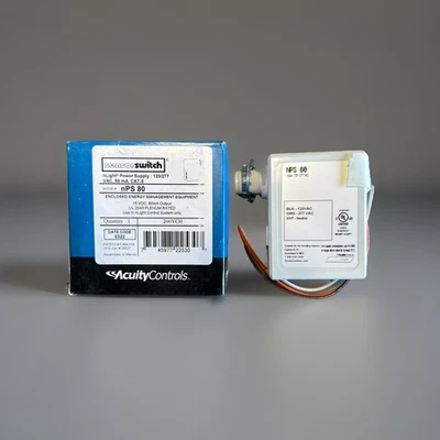 SENSOR SWITCH NLIGHT 🔴nLight Sensor Switch nPS 80 Power Supply - New in box‼️200YCH