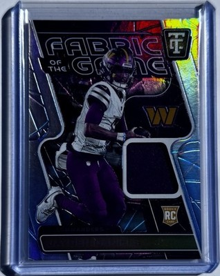 2025 Panini Totally Certified #FGR-JYD Jayden Daniels RC Fabric Of The Game /149