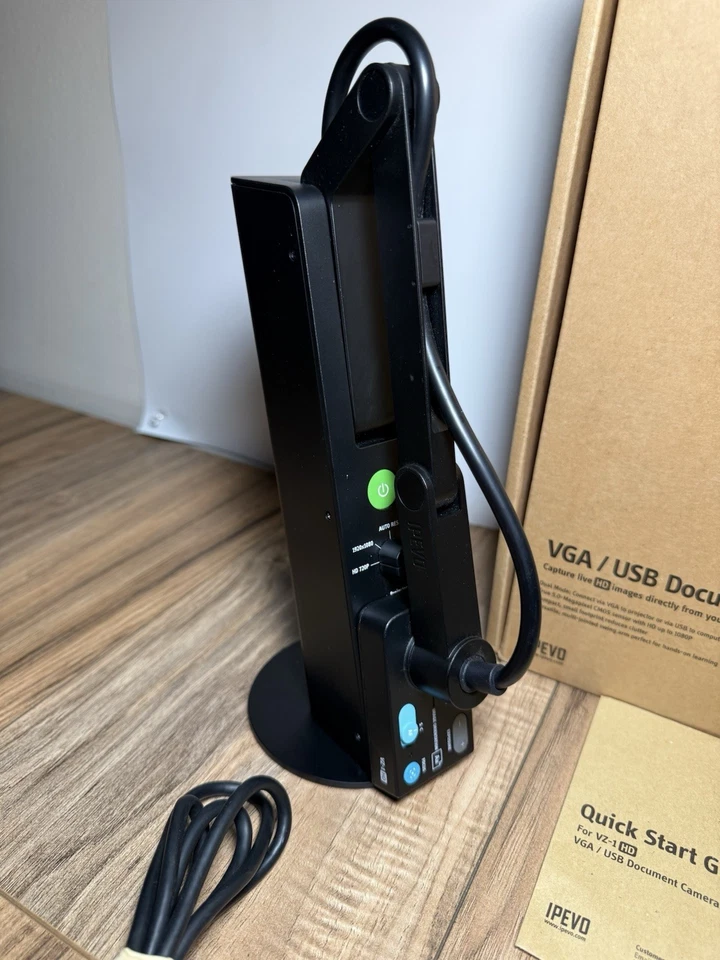 IPEVO VZ-1 HD VGA/USB Dual-Mode Document Camera (CDVU-05IP) In Box Tested - Image 2 of 4
