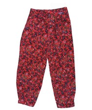 Vintage NWOT Floral Oshkosh Corduroy Pants Red Girls Sz 6 90s 80s