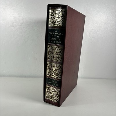 A Dictionary of the English Language Johnson slipcase HUGE Times Books Hardback