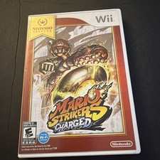 Mario Strikers Charged (Nintendo Wii, 2007) Nintendo Selects Complete CIB 50w