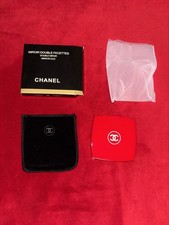 CHANEL compact mirror pocket mirror red rare